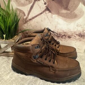 Rocky Men's RKK0335 6" Brown Gore-Tex Waterproof Steel Toe Boots, Size 13W